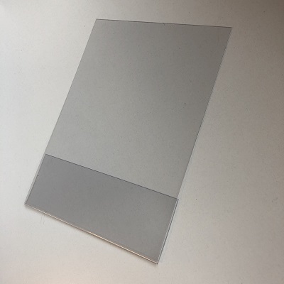 Sheet for street sign